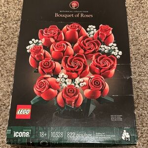Legos set of roses never opened